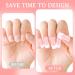 Cobee Square Long Press on Nails - 360 Pcs French Tip Nude False Nails for Women and Girls - Buy Online on GoSupps.com