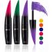 Mascara Color Imperm able 5 Couleurs Mascara Waterproof Longue Tenue Mascara Fibre de Soie 4D Maquillage Femme Yeux pour Halloween No l F te d'anniversaire (Jaune une taille) - Buy Online on GoSupps.com
