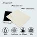 VIPbuy 4 Pack Natural Chamois Cleaning Cloths 6x6 for Glasses Lenses Screens & More - Ideal for Eyeglasses Cameras Phones & Antiques - Buy Online on GoSupps.com