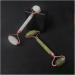 Buy Green & White Ice Jade Roller & Gua Sha Facial Tools - Relaxation Massager for Glowing Skin - Buy Online on GoSupps.com
