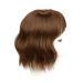 Buy Nature Hairline Clip-in Crow Hairpiece Wiglet Loose Wavy with Bangs for Women - 25cm Light Brown | International Shipping Available - Buy Online on GoSupps.com