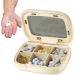Dorugage Medicine Organizer - Daily Weekly Pocket Travel Pill Holder | Daily Lightweight Personal Medicine Container with Good Sealing Portable Weekly Pill Dispenser for Travel Home Work School 6 Grid Cream White - Buy Online on GoSupps.com