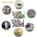 Morices 2 Pack Cat Harness and Leash Adjustable Comfortable Nylon Pet Strap Collar with Leash Escape Proof Safety Rope Leads Chest Strap for Kitten Puppy Rabbits Walking Training (Pink & Purple) Pink+Purple - Buy Online on GoSupps.com