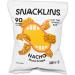 SNACKLINS Plant Based Crisps, Low Calorie Snacks, Crunchy Vegan Chips, Non-GMO, Gluten-Free, Healthy Snacks - Nacho, 0.9oz (Pack of 12) 0.9 Ounce (Pack of 12)