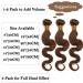 24 1 Bundle Brazilian Body Wave Hair Extensions - 100% Virgin Human Hair - Middle Brown - Buy Online on GoSupps.com