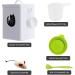 6L Dog and Cat Food Storage Container with Measuring Cup, Airtight Lid, and Cat Mouse Toys - Pink - Buy Online on GoSupps.com