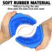 Kwispel 2 Pcs Dog Grooming Brush & Pet Shampoo Brush | Shedding & Massage Comb for Short & Long Haired Dogs/Cats - Buy Online on GoSupps.com
