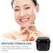 Yardwe Portable Denture Bath Case with Strainer Basket - Travel-friendly False Teeth Holder and Storage Container - Orthodontic Retainer Soak Cup - Black - Buy Online on GoSupps.com