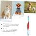 Angoily 2pcs Convenient Double-headed Bristles Pet Double-head Brush for Small Cleaning Soft-bristles Tooth - Buy Online on GoSupps.com