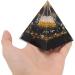 Buy Hohxfyp Orgon Pyramid Exquisite Resin Crystal Chakra Pyramid for Meditation Yoga & Home Decor - Buy Online on GoSupps.com