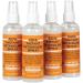 Ginger Lily Farms Salon Formula Kid s Instant Detangling Spray Tear-Free Formula Hair Detangler Spray for Kids 100% Vegan & Cruelty-Free 3.3 oz (Pack of 4) 3.3 Fl Oz (Pack of 4)