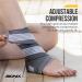 Bionix Ankle Support Brace for Achilles Tendonitis & Sprained Ankle - Adjustable for Running, Jogging, Weightlifting & Yoga - Pack of 1 (S/M) - Buy Online on GoSupps.com