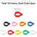 GORGECRAFT 20PCS 10 Colors Anti-Lost Silicone Rubber Rings Band Holder Multipurpose Adjustable Cases Necklace Lanyard Replacement Pendant Carrying Kit for Pens Diameter 13mm/0.5inch 20pcs 10 Colors 13mm - Buy Online on GoSupps.com