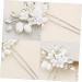 minkissy 1pc Hairpin Bridesmaid Hair Pin Flower Hair Clip Hair Fork Retro Wedding Party Headpiece Bridal Hair Jewelry Wedding Hair Clips Hair Pin for Women Hair Stick Alloy Simple - Buy Online on GoSupps.com