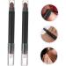 DRESSOOS Eye Makeup Brush 2pcs Eyeshadow Makeup Brush Make up Brush Eye Shadow Eye Makeup Kit Crayon Lasting Pencil - Buy Online on GoSupps.com