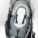 KAKIBLIN 3 in 1 Baby Stroller Seat Cushion & Head Support - Dark Grey | Infant Car Seat Pad for Newborns and Toddlers - Buy Online on GoSupps.com