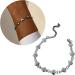 Oralgo Heart Chain Bracelet - Modern Adjustable Stainless Steel Jewelry for Parties & Everyday Wear - Buy Online on GoSupps.com