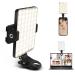 GreatLPT Cell Phone Fill Light, Clip Fill Video Light for Phone 2000Mah Rechargeable, 10-Level Brightness Adjustment, CRI 95+, 3 Light Modes Dimmable, Portable Video Conference Lighting Warm White