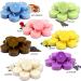 DEYBBY Lavender Scented Soy Wax Tealight Candles Bulk - Aromatherapy for Stress Relief, Relaxation | Long Lasting Clear Cup - 12 Pack - Buy Online on GoSupps.com
