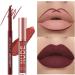 12-Piece Matte Liquid Lipstick & Lipliner Set - Long-Lasting, Waterproof Nude Lip Makeup Gift for Women - Red Lifter Lip Gloss - Set A - Buy Online on GoSupps.com