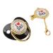 Buy Black Rhinestone Baby Pacifier | Safe Closed Loop Design for 6-18 Months | Jaw Development - Buy Online on GoSupps.com