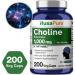 Buy NusaPure Choline Bitartrate 1000 mg - 200 Veggie Capsules | Vegetarian Non-GMO | International Shipping - Buy Online on GoSupps.com
