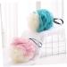 Housoutil Kid Body Wash Set - 5pcs Kids Bath Accessories Mesh Sponge & Scrubber for Easy Showering | Korean Version Tennis Child Bath Ball - Buy Online on GoSupps.com