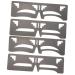 FOMIYES 4 Pcs Eyebrow Ruler Makeup Tools Makeup Stuff Brow Template Brow Guide Stencil String Eyebrow Shape