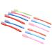 Beavorty 12pcs Firm Toothbrushes Manual Hard Bristles Toothbrush Full Head Toothbrush Teeth Cleaning Whitening Toothbrush for Adults Women Men Random Color