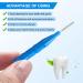 24-Piece Interdental Brushes for Braces - Mini Dental Floss with Lid | Gap Toothpick Cleaning - 0.8mm 4 Colors - Buy Online on GoSupps.com