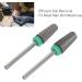 Nail Drill Bits Tungsten Steel Cuticle Removal Nail Grinding Bits Electric Nail Polishing Accessory Manicure Grinding Head for Salon - Buy Online on GoSupps.com