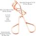 Professional Eyelash Curler Effortless Curls with Soft Silicon Pads for Natural & False Lashes | Quick & Gentle - Rose Gold - Buy Online on GoSupps.com
