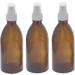 3 150 ml Brown Glass Spray Bottles with Atomizer - Kosmetex Narrow Neck for Perfume Essential Oils & More - Buy Online on GoSupps.com