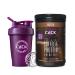 CLICK Coffee Protein Shaker Cup - 20oz with Wire Whisk Ball - Buy Online on GoSupps.com