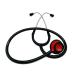 Waterproof Red & Black Matte Stethoscope for Doctors Students & Clinicians Reliable & Stylish Medical Equipment - Buy Online on GoSupps.com
