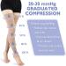 CASMON 20-30 mmHg Medical Compression Stockings Thigh High Socks for Edema Flight - Beige | Men & Women - Large - Buy Online on GoSupps.com