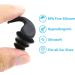 Silicone Reusable Earplugs for Sleeping, Concerts, Swimming - 2 Pairs (Blue) - Buy Online on GoSupps.com