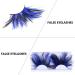 FRCOLOR Blue False Eyelashes - Dramatic Cosplay & Halloween Costume Eyelashes - 1 Pair for Stunning Performance - Buy Online on GoSupps.com