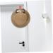 STOBAZA Door Hook Out Door Decor Wall Mounted Coat Hook Home Supply Accessory No Punching Wall Hook 24.5X12.5CM Pink - Buy Online on GoSupps.com
