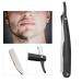 2 colors trim hair cutting scissors - professional hairdressing scissors cover effilator scissors professional ultra -sharpening scissors - stainless steel (black)