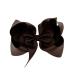 Hair Clips 6 Inch Big Grosgrain Ribbon Solid Hair Bows With Clips Girls Hair Clips Headwear Boutique Hair Accessories Blue Hair Clips (Size : 3)