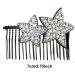 Hair Comb Clips - Shape Hair Finishing Fixer Comb | ABS Upside-Down Comb Hairpin Pentagram Hairpin Hair Finishing Fixer Comb Bridal Hair Pins Hair Accessories For Girls Women - Buy Online on GoSupps.com