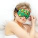 Cute Avocado Face Sleep Mask | Adjustable Strap Eye Cover for Sleeping | Light Blocking Blindfold for Men and Women | Ideal for Travel and Night Naps - Buy Online on GoSupps.com