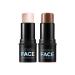 Highlight and bronze contour stick professional facial shape and contour stick make-up easy to use with structural cover durable ( #2.6 medium) #2.6 60 g (1 Pack)