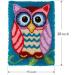 MLADEN Latch Hook Rug Kit - DIY Crochet Yarn Rug Craft with Owl Design - 20x15in - Buy Online on GoSupps.com