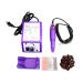 LILYS PET 20 000 RPM Light Type Professional Electric Nail Art Salon Drill Glazing Fast Machine Electric Nail Art File Drill with 1 Pack of Sanding Bands (Violet)