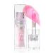 Eakroo Cosmetics Color Changing Lip Oil Magic Big Brush Color Changing Lip Oil Warm Change Glitter Lip Gloss Long Lasting Non-sticky Shimmery Nourishing Repairing Primer Lip Tint Glow Oil (Pink)