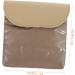 LALAFINA Mini Travel Organizer Bag for Makeup and Toiletries - Beige 13X13X2CM - Buy Online on GoSupps.com