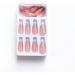 24Pcs/Set Press On Nails Pink Gradient Starry Sky Fake Nail Patch Long False Nails Acrylic Fake Nails Full Cover Nails Tips Artificial Finger Manicure Press on nails for Women and Girls - Buy Online on GoSupps.com