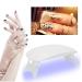 9W Mini Nail Dryer - Portable USB UV LED Lamp for Gel Polish & Nail Art | International Shipping Available - Buy Online on GoSupps.com